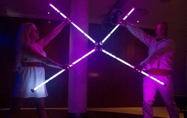 Circus Glow Juggling Show