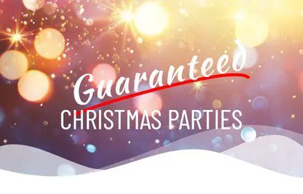 Guarnteed Christmas party logo Guaranteed christmas parties 2021